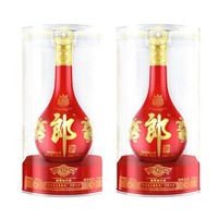 LANGJIU 郎酒 红花郎15 53%vol 酱香型白酒 500ml*2瓶 双支装