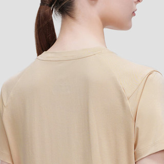 DESCENTE迪桑特 SKI STYLE系列 女子 短袖针织衫 D3232STS61 BE-米白色 S(160/80A)