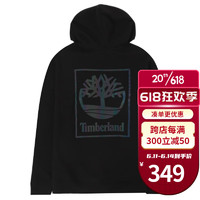 添柏岚（Timberland）卫衣男秋冬新款户外运动服宽松毛圈保暖针织连帽休闲衣A22JH A22JHCD0 XS