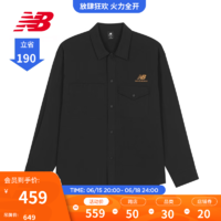 NEW BALANCE NB官方23春季新款男款舒适潮流休闲夹克外套 BK AMJ31324 L