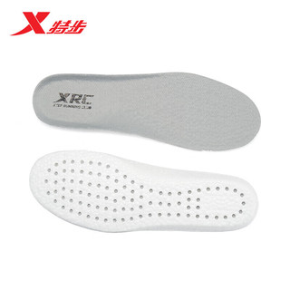 XTEP 特步 运动鞋垫减震舒适柔软鞋垫跑步鞋垫877237850065 灰 39码