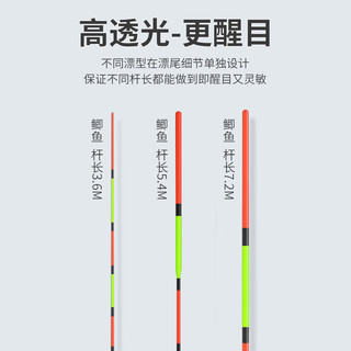 民间艺人 一号鱼漂高灵敏加粗醒目野钓浅水鲫鱼鲤鱼抗风浪纳米浮漂套装