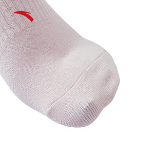 安踏（ANTA）运动袜子男女同款2023夏季新款透气篮球长袜高筒中国系列袜 刚柔粉-3 M