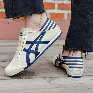 Onitsuka Tiger鬼冢虎男鞋女鞋 23夏新款情侣运动鞋子时尚低帮透气复古休闲鞋 -0250/可踩踏式后跟设计 36/225