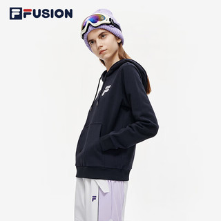 FILA FUSIONFILA FUSION斐乐潮牌女子连帽卫衣时尚运动休闲上衣套头衫