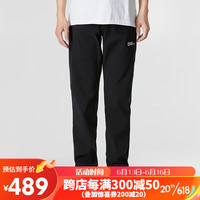 Jack Wolfskin狼爪软壳长裤男秋冬保暖防泼水休闲裤5519174 6000黑色(男) 48