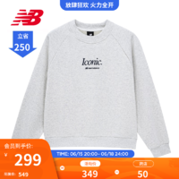 NEW BALANCE NB官方23春季新款女款潮流百搭舒适圆领卫衣套头衫 SAH AWT31557 XL