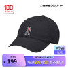 NIKE GOLF耐克高尔夫球帽男士23新品春季时尚运动男帽可调节帽子 黑色DA3317-010