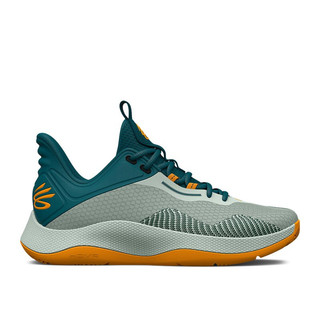 安德玛（UNDERARMOUR）库里Curry HOVR Splash 男子篮球运动鞋3025636 绿色300 45.5