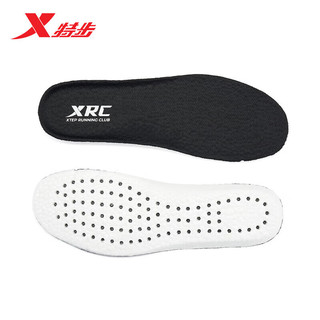 XTEP 特步 运动鞋垫减震舒适柔软鞋垫跑步鞋垫877237850065 黑 42码