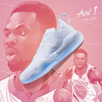匹克（PEAK）维金斯篮球鞋新款AW1低帮一体式版本球鞋子态极篮球男鞋旗舰女鞋 大白(男款) 40