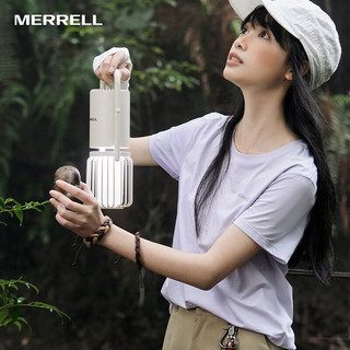 迈乐（Merrell）速干t恤女士户外跑步健身训练吸湿排汗透气弹力宽松舒适短袖上衣 MC1239003-4浅紫 S