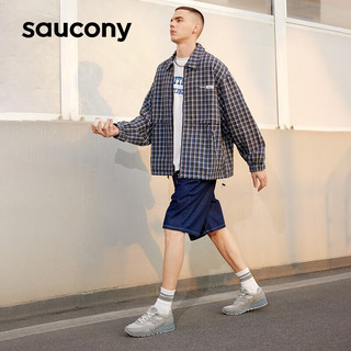 Saucony索康尼SHADOW 6000男女经典复古休闲鞋情侣时尚运动鞋灰44.5