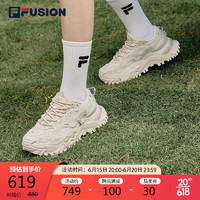 FILA FUSION斐乐潮牌女鞋女子运动鞋2023硬糖鞋厚底老爹鞋女