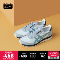 Onitsuka Tiger鬼塚虎运动休闲鞋男 复古慢跑鞋女DUALIO 1183B545-203 米色/蓝色 43.5