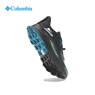 Columbia哥伦比亚户外23春夏新品男子Montrail越野跑透气户外运动鞋BM6578 010（黑色/蓝绿色） 43(28cm)