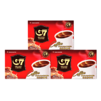 G7 COFFEE G7中原美式速溶黑咖啡0蔗糖0脂燃减低脂肪卡健身30g*3盒(可冲45杯)