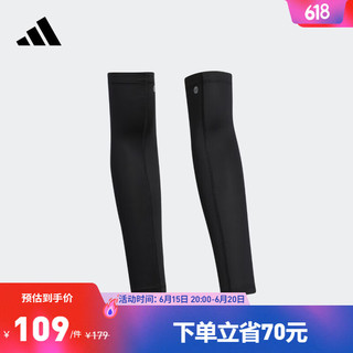 adidas阿迪达斯官方男子新款高尔夫运动袖套HT5708 黑色 S/M