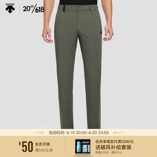 DESCENTE迪桑特 DUALIS系列 男子 梭织运动长裤 D3291DWP97C KK-卡其色 M(170/80A)