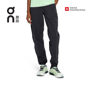 On昂跑 2023春夏新品女款轻量透气运动长裤Track Pants 黑色 M