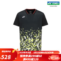 YONEX/尤尼克斯 10519YX/20716YX 2023SS 日本大赛服 男女款运动T恤yy 黑色（男款） M