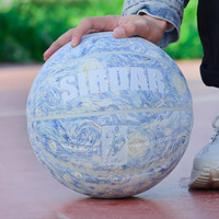 萨达（SIRDAR）品正七号篮球成人青少年7号室内外训练比赛专用球男女大学生蓝球 防滑耐磨-星空油画 七号篮球（标准球）