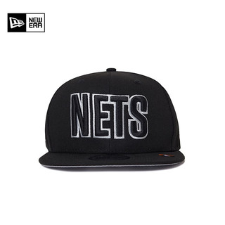 NEW ERA 纽亦华新款棒球帽NBA情侣时尚休闲刺绣平檐帽 60348812-黑色 OSFM
