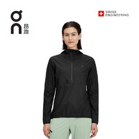 On昂跑2023新品女款新一代防水防风套头夹克Waterproof Anorak Black 黑色 S