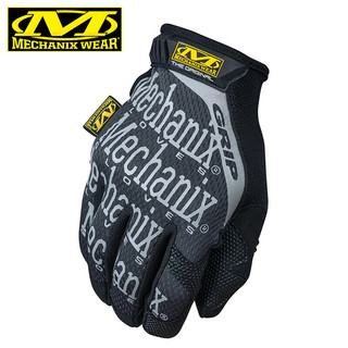 MECHANIX WEAR超级技师Orininal基础款颗粒防滑透气耐磨通用工作钓鱼骑行手套 黑灰色 S