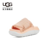 UGG 女士魔术贴一字拖鞋 1125022