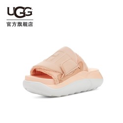 UGG 女士魔术贴一字拖鞋 1125022