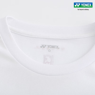 YONEX/尤尼克斯 10068LDCR 2023SS林丹系列 男款运动T恤yy 白色 O