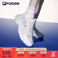 FILA FUSION斐乐潮牌CONCH DX女鞋海螺鞋2023年复古老爹鞋女