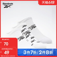 Reebok 锐步 官方男女SOCK经典舒适吸汗透气休闲运动袜三双装GG6678