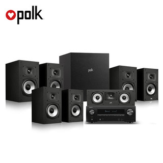 polk 普乐之声 S10*4环绕箱+S30中置+S50落地箱+低音炮HTSSUB10BK+天龙 AVR-X2500H功放 家庭影院7.1音响套装