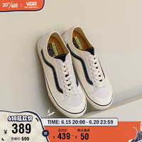 VANSVans范斯官方 Style 136 Decon VR3白黑简约休闲男女鞋板鞋 米白色/黑色 36.5