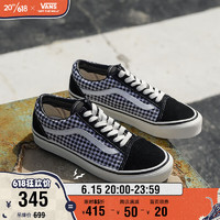 VANS范斯官方 Old Skool 36 DX复古棋盘格安纳海姆美式街头板鞋 黑白棋盘格 38.5