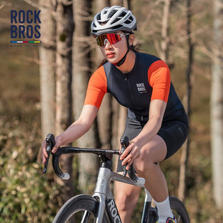 洛克兄弟（ROCKBROS）天路系列骑行短裤女透气速干夏季公路自行车裤骑行服装备 黑色 M