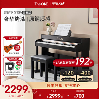 The ONE 壹枱 TheONE智能钢琴家用初学者专业电钢琴重锤88键青春版