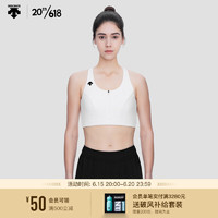 DESCENTE迪桑特 WOMENS RUNNING系列 女子 运动背心 D3292RBR01C WT-白色 S(160/80A)