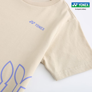 YONEX/尤尼克斯 16671JCR 2023SS自然环保系列 童装运动T恤yy 橄榄绿色 J140
