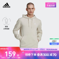 adidas阿迪达斯官方轻运动男装加绒运动休闲连帽套头长袖卫衣