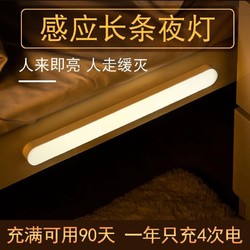 非常家饰 智能人体感应小夜灯led过道家用充电式自动声控光控楼道走廊壁灯