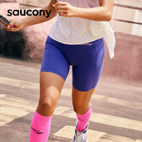 saucony 索康尼 23夏季新款女子健身紧身短裤瑜伽跑步运动舒适无感