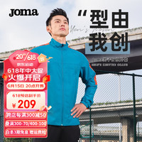 JOMA梭织运动外套男23年新款成人运动休闲外衣防风保暖拇指扣袖口上衣 云杉绿 4XL