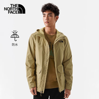 北面（The North Face）冲锋衣外套男户外保暖防水透汽可挂胆23春季上新86RJ LK5/卡其色 XXXL/190（建议拍小一码）