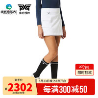 PXG高尔夫服装女士短裙23年夏季新款 运动防走光裙子包臀裙韩国进口 PHPPW550101 白色 L