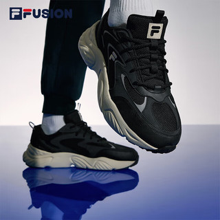 FILA  FUSION斐乐潮牌男鞋CONCH DX复古海螺鞋2023时尚休闲跑步鞋