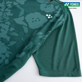 YONEX /尤尼克斯 16631EX 2023SS大赛系列  男款 羽毛球服 运动T恤yy 古董绿色 M