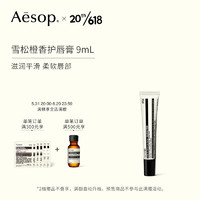 Aesop 伊索 雪松橙香护唇膏 9mL 滋润平滑柔软唇部 润唇膏父亲节618现货